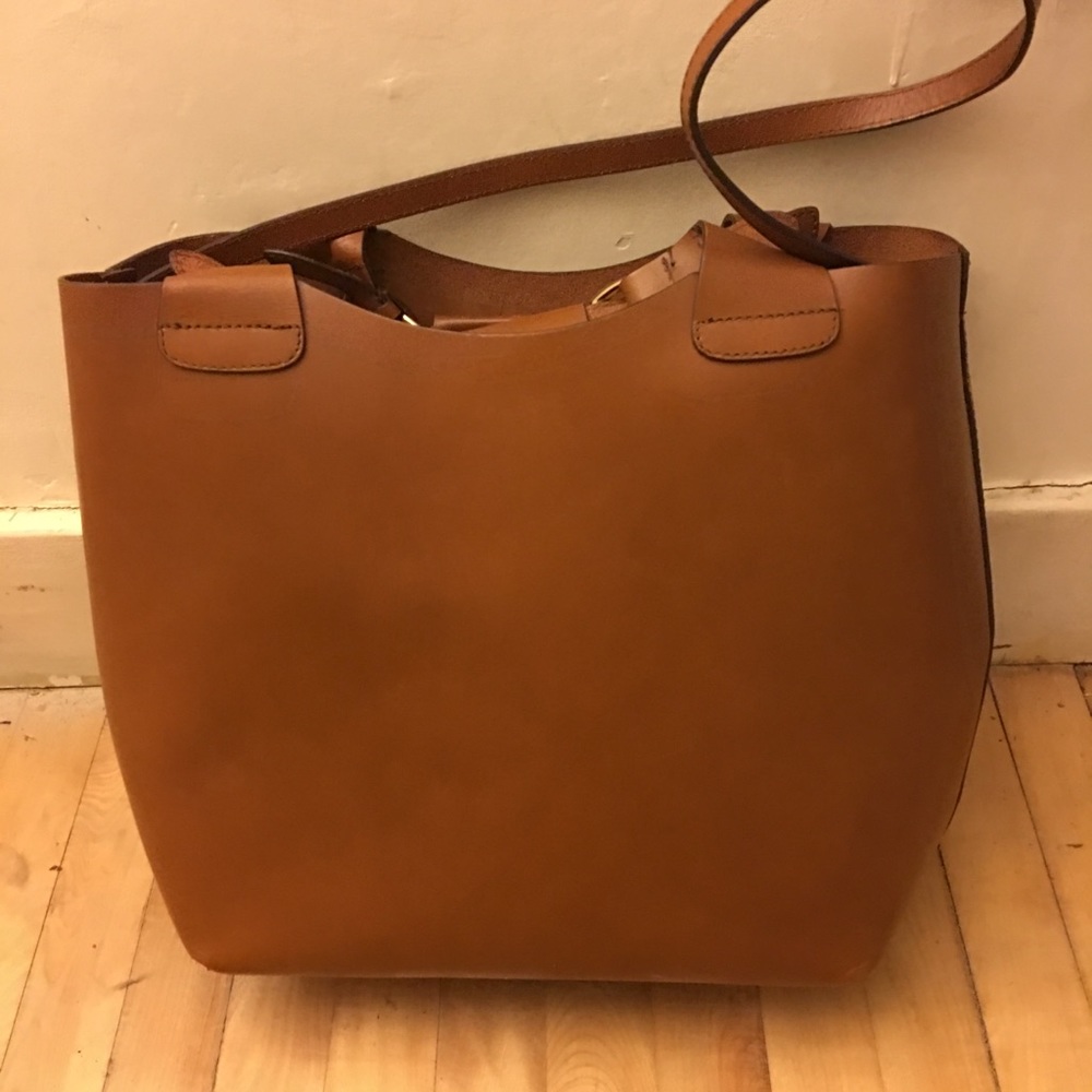 Zara large shopper! Buffalo Leather